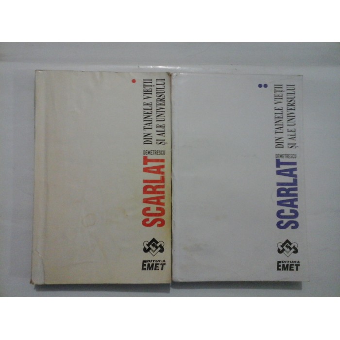 DIN TAINELE VIETII SI ALE UNIVERSULUI (2 VOL) - SCARLAT DEMETRESCU